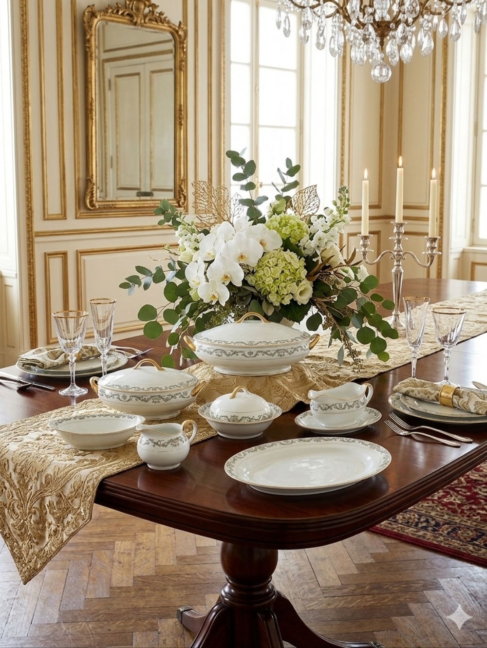 antique 9 piece Noritake Elmwood Elegant Hostess Pieces - Home Dining Collection